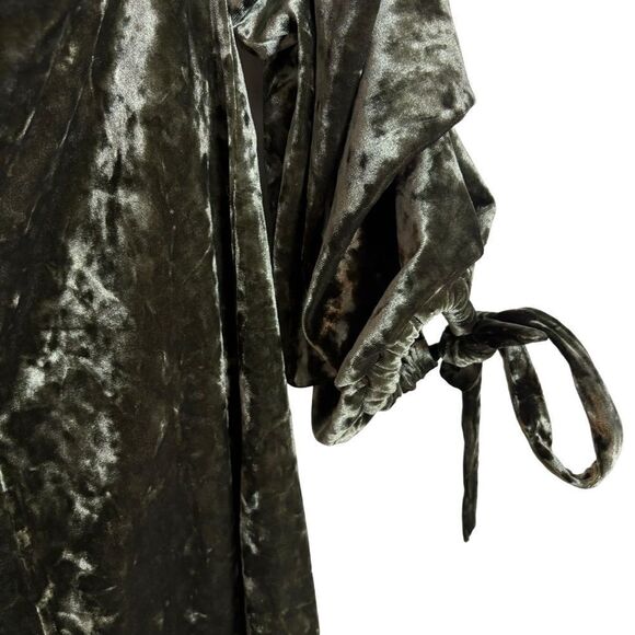 Practical Magic Romeo & Juliet Green Velvet Whimsigoth Mini Dress Medium NEW - Picture 7 of 15